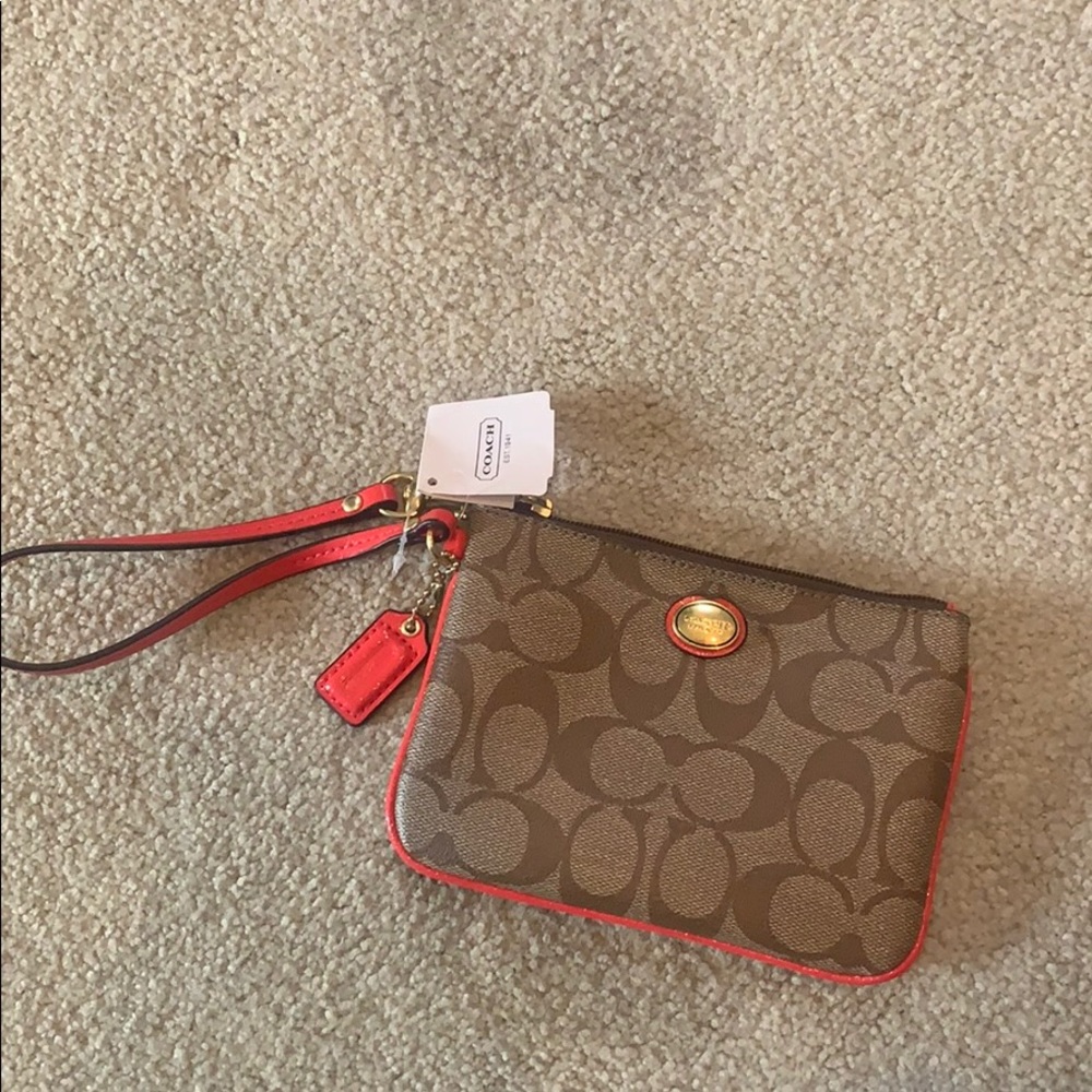 Coach wristlet wallet